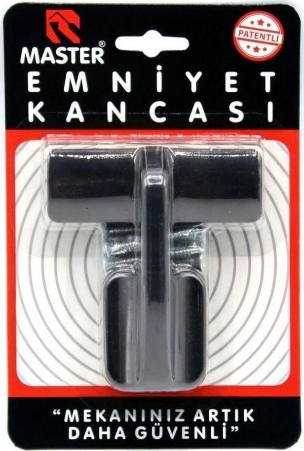 Master Emniyet Kancası Siyah - Image 1