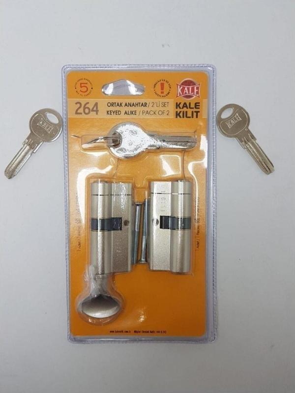 Kale 264 2 Li Set 2 Anahtar Mandallı Saten Ortak - Image 1