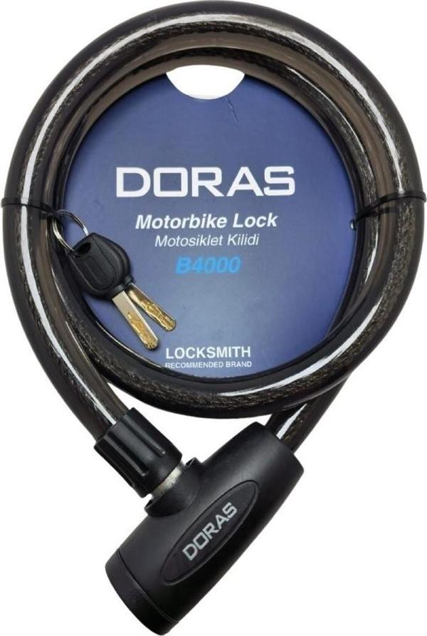 Doras Motosiklet Kilidi B4000 1 Antrasit Boy : 120 Cm Çap : 20 Mm - Image 1