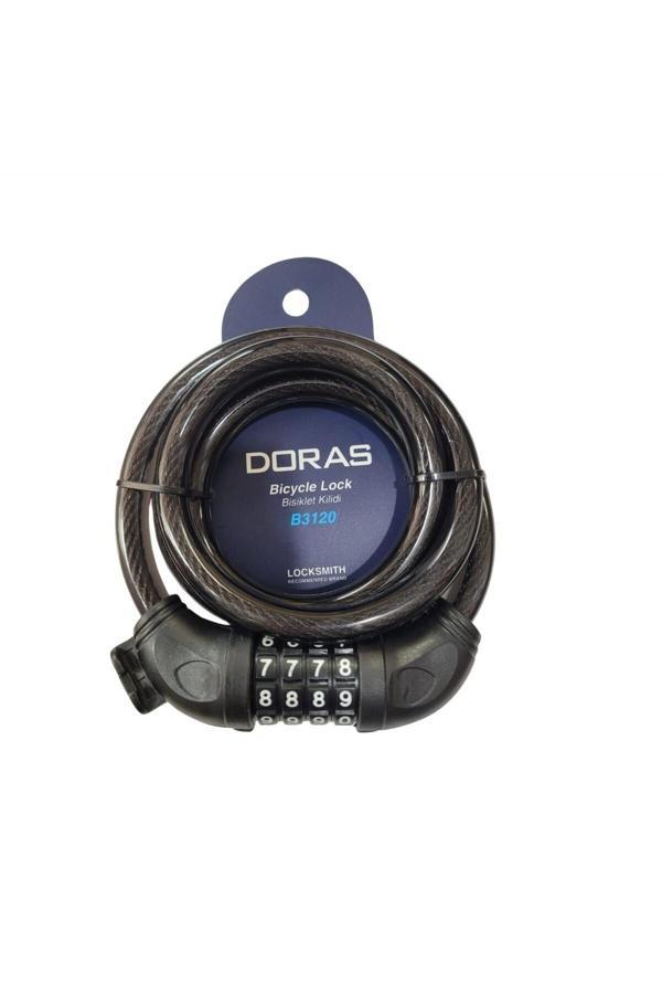 Doras Şifreli Bisiklet Kilidi B3120 - Image 1