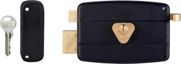 Kale 157A Dıştan Takma Tirajlı Kilit No:14 Siyah - Image 1