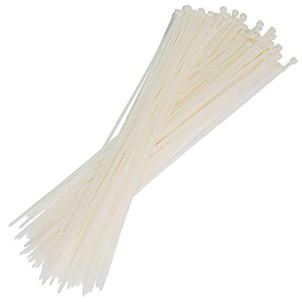 30 CM 3.6 MM KABLO BAĞI BEYAZ (100LÜ PAKET) (K246) - Image 1