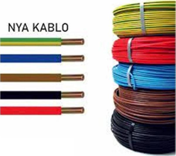 Öznur Öznur 1,5 Mm Nya Kablo Tek Damar 15 Metre Kahverengi - Image 1