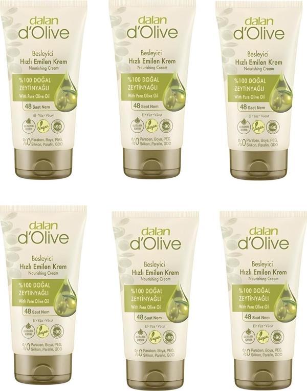 Dalan Zeytinyağlı Yağlı Tüp Krem 60 Ml X 6 Adet - Image 1