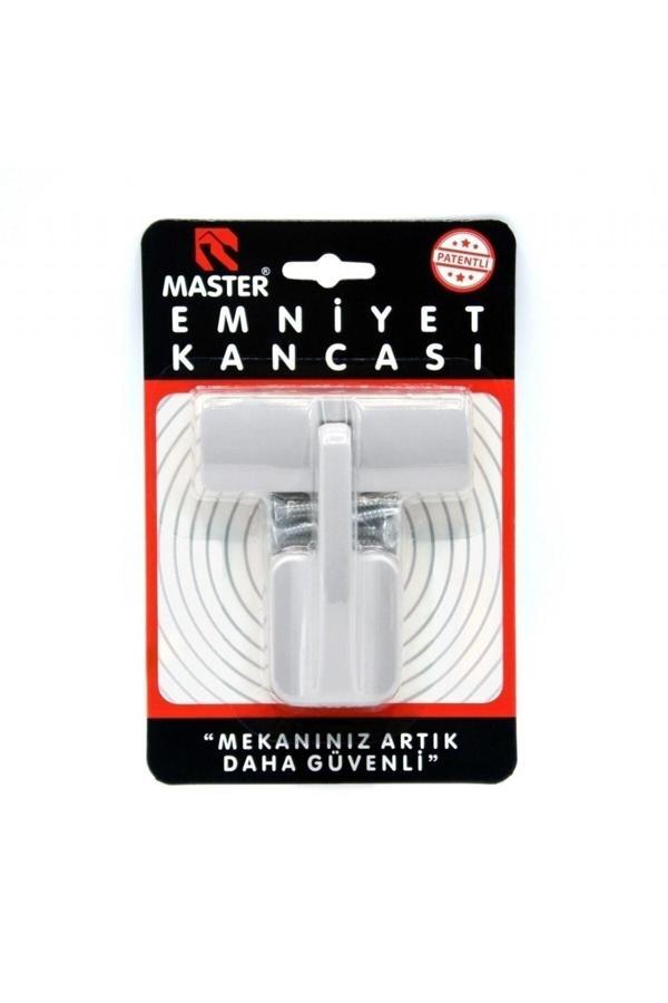 Master Lüks Emniyet Kancası Emk 02 Beyaz - Image 1