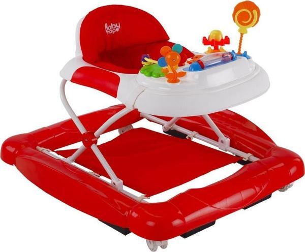 BabyHope 212 Royal Yürüteç Sarı - Müzikli Oyuncaklı Lüks Yürüteç  Örümcek - Image 1