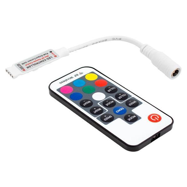 LED RGB KONTROL DEVRESİ 12 VOLT RF KÜÇÜK MODÜLLÜ UZAK MESAFE ALGILAMALI (81) - Image 1