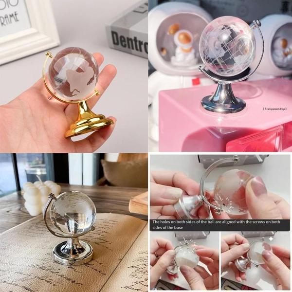 Kristal Büyük Boy Cam Dünya Küresi - Image 1