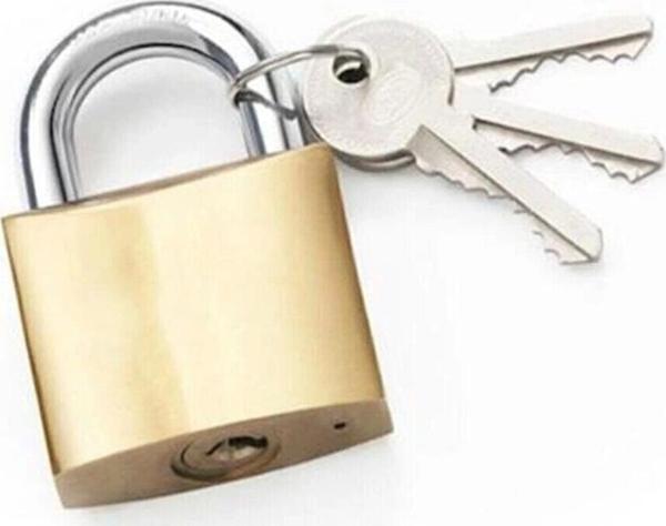 Sarı Asma Kilit 25 Mm - Image 1