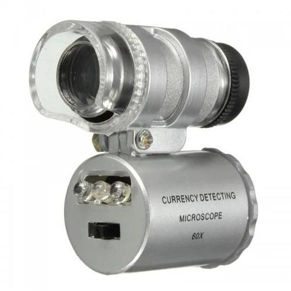 Iphone5 Için Uyumlu Kapaklı Lens Mikroskop Taşınabilir Mini Cep Boyutu Led Mikroskop No.9882ip5ii - Image 1