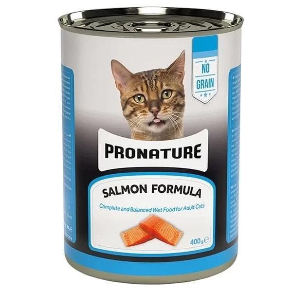 Pronature Tahılsız Somonlu Ezme Yetişkin Konserve Kedi Maması 400 Gr - Image 1