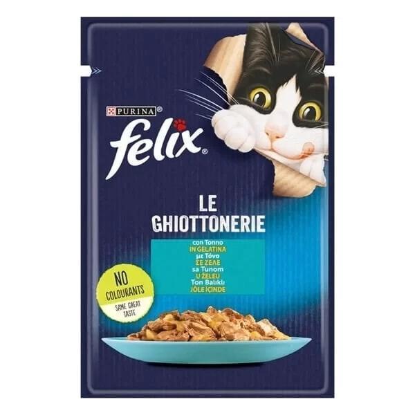 Felix Taze Ton Balıklı Jöleli Pouch Yetişkin Konserve Kedi Maması 85 Gr - Image 1