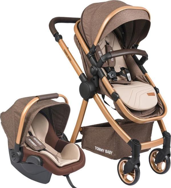 Tommybaby Toranto Gold Vip Travel Sistem Bebek Arabası + Puset - Image 1