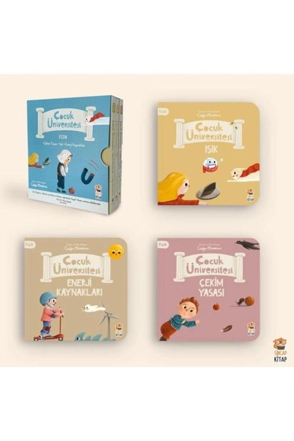 Çocuk Üniversitesi Fizik Set (3 Kitap) - Sincap Kitap - Image 1