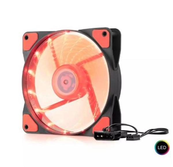 Hadron Hdx1520 12cm Kasa Fanı Performans 4Pin Led Siyah - Image 1