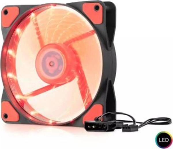 Hadron Hdx1520 12cm Kasa Fanı Performans 4Pin Led Siyah - Image 1