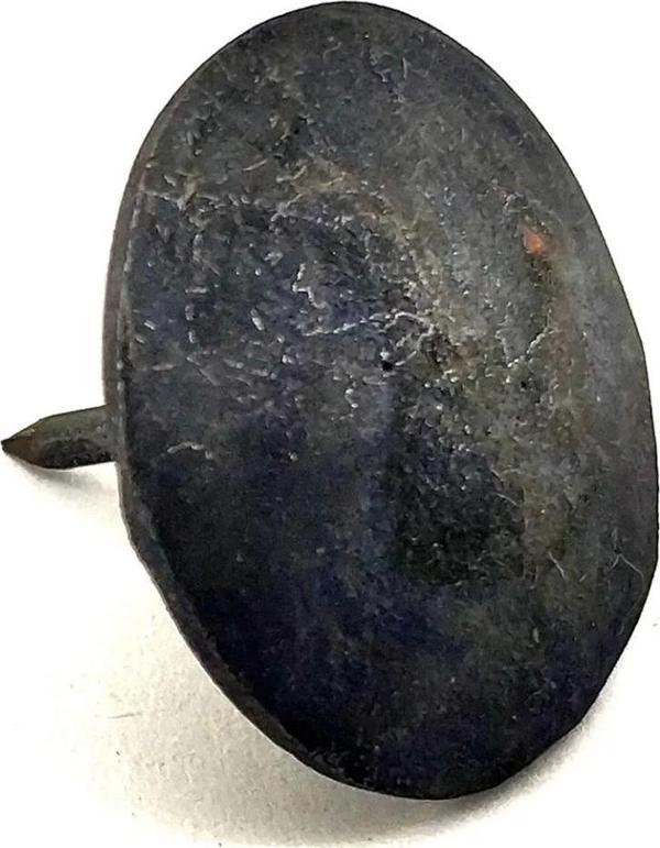 Antika Tarz Dekoratif Pirinç Dövme Kabara No3 - 27 Mm, Oksit - Image 1