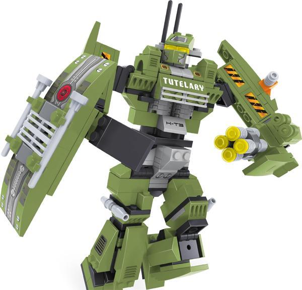 Ausini Outer Space 276 Parça Yeşil Robot - Image 1
