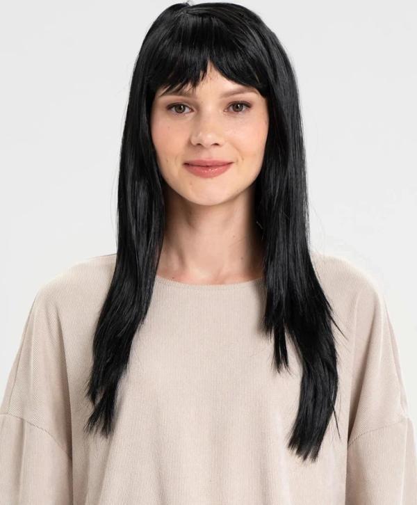 Siyah Renk Uzun Parti Peruğu - Image 1