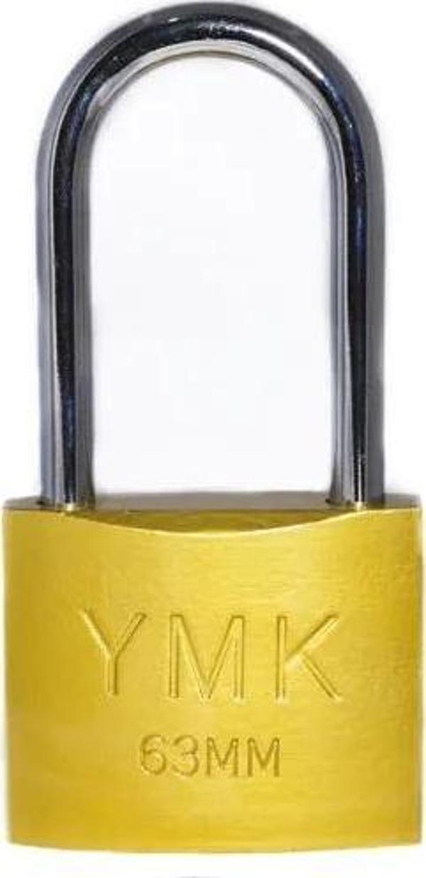 Eko Sarı Boyalı Uzun Kancalı Asma Kilit 32mm - Image 1