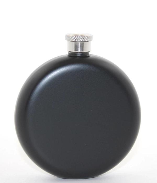 Paslanmaz Çelik Yuvarlak 5 Oz Tekli Matara Alk2678 - Image 1
