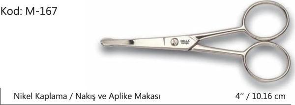 Europe Aplike Ve Nakış Makası Kıvrık Küt Uçlu No:4 10,16 Cm - Image 1
