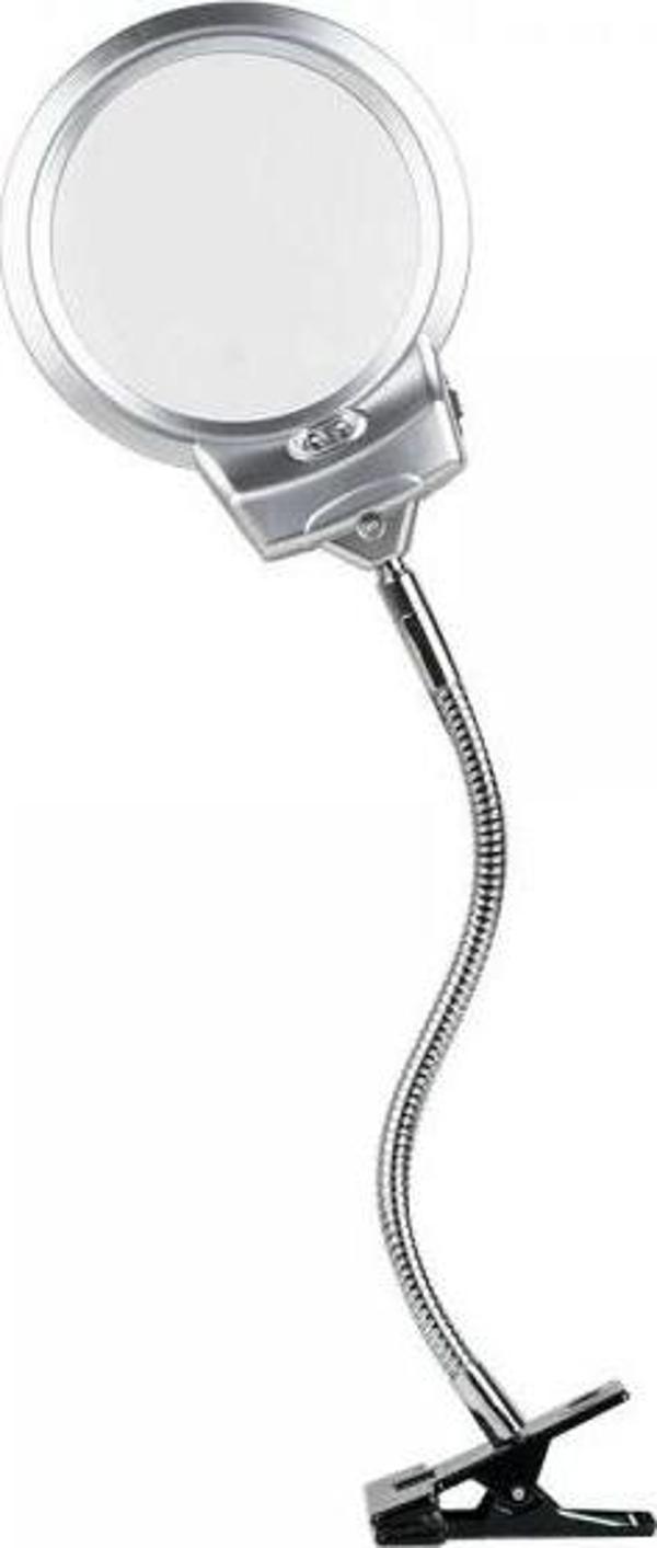 2.5x130 Mm 5x24 Mm Led Aydınlatmalı Büyüteç,masa Üstü Metal Hortum Mandallımg15124c - Image 1