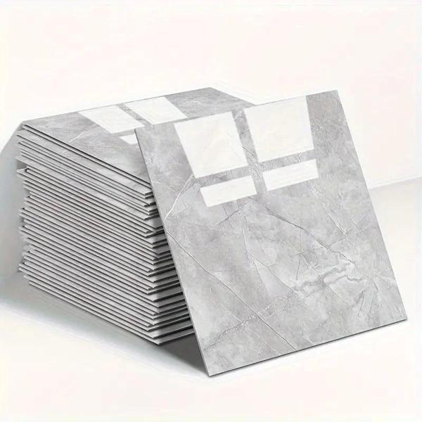 Gri Mermer Desen Duvar Sticker (30*30) - Image 1