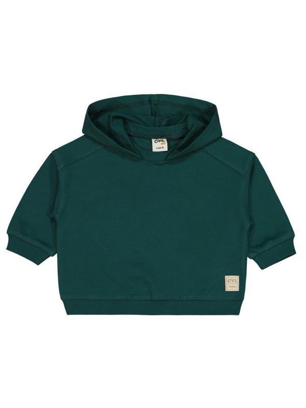 Civil Baby Civil Basic Timeless Kapüşonlu 6-18 Ay Sweatshirt - Yeşil18-24 Ay - Image 1