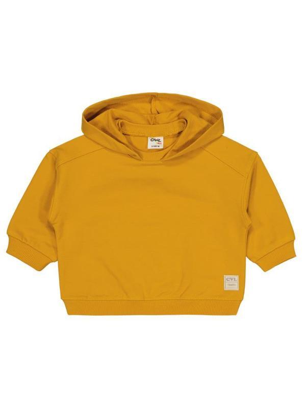 Civil Baby Civil Basic Timeless Kapüşonlu 6-18 Ay Sweatshirt - Hardal12-18 Ay - Image 1
