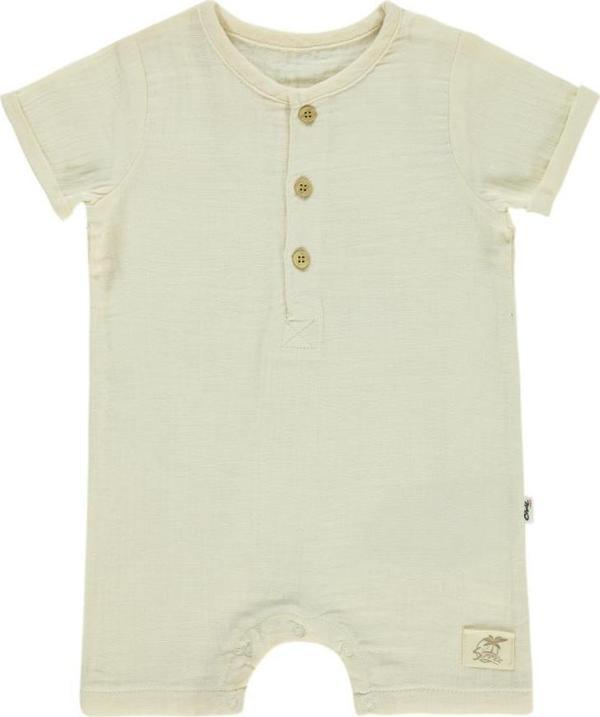 Civil Baby Kıvırcık Önü Patlı Alttan Çıtçıtlı 6-18 Ay Tulum - Bej18-24 Ay - Image 1