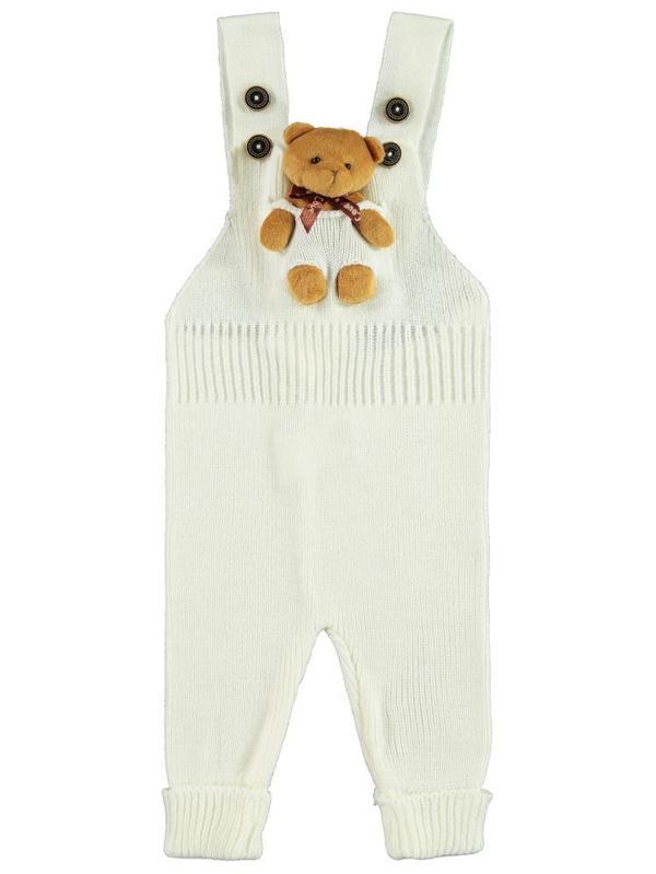 Civil Baby Ayıcık Aksesuarlı 3-18 Ay Slopet - Ekru3-6 Ay - Image 1