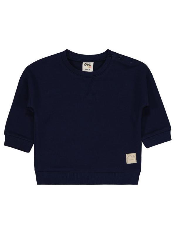 Civil Baby Civil Basic Timeless 6-18 Ay Sweatshirt - Lacivert6-9 Ay - Image 1