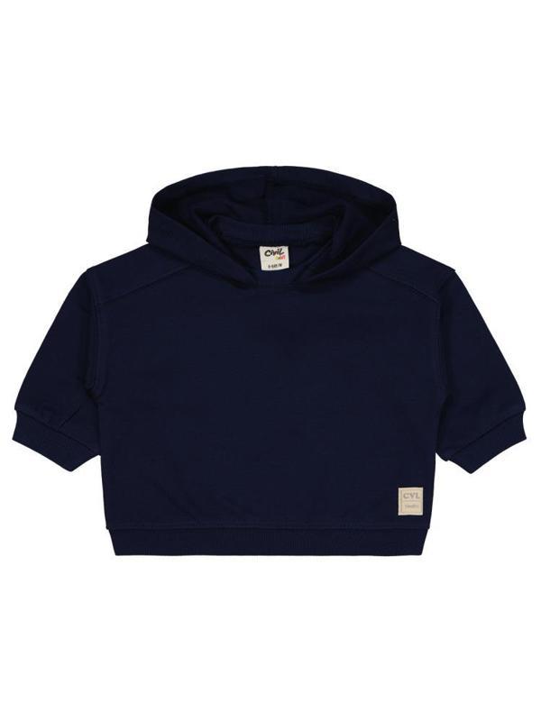 Civil Baby Civil Basic Timeless Kapüşonlu 6-18 Ay Sweatshirt - Lacivert6-9 Ay - Image 1