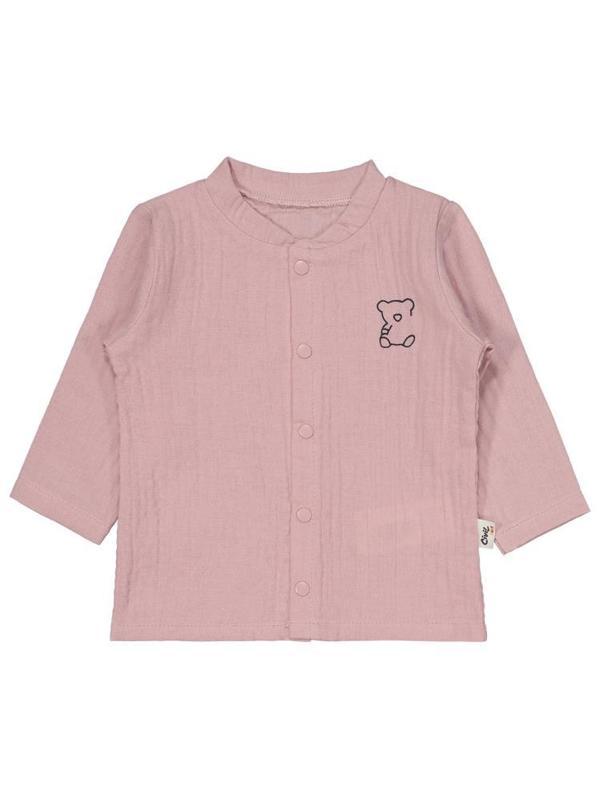 Civil Baby Ayıcık Baskılı 1-9 Ay Pijama Takımı - Pembe9-12 Ay - Image 1