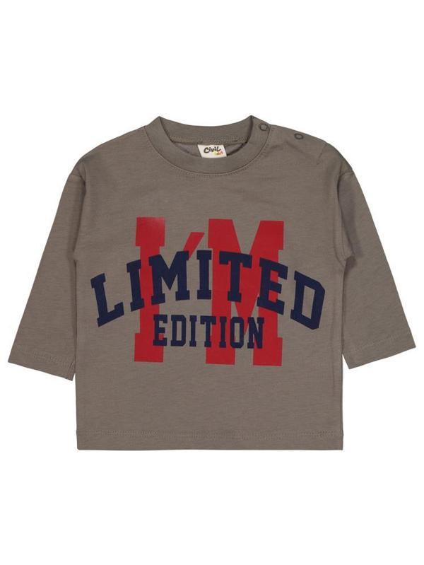Cvl-77 Civil Baby Lımıted Baskılı 6-18 Ay Sweatshirt - Gri18-24 Ay - Image 1