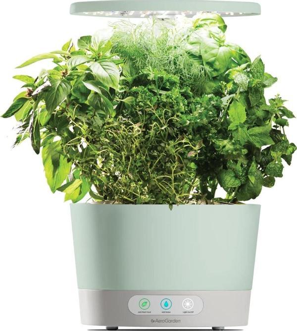AeroGarden Harvest 360 Kapalı Bahçe Topraksız - LED Büyüme Işığı - Image 1