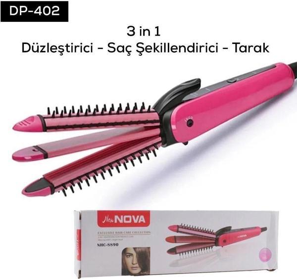 Dempower Kalın Başlıklı Rulo Taraklı Maşa - Image 1