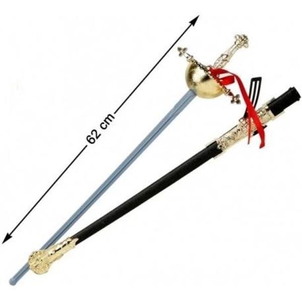Kostüm Partisi Plastik Zararsız Zorro Kılıcı Şövalye Kılıcı 62 Cm - Image 1