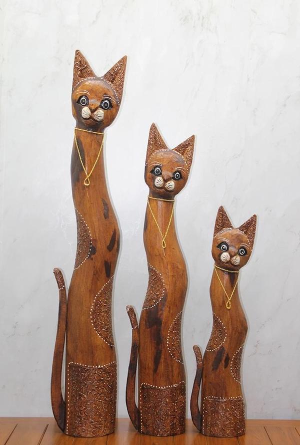Ahşap 3'lü Kedi Seti 1 Metre. Trendy:2 - Image 1
