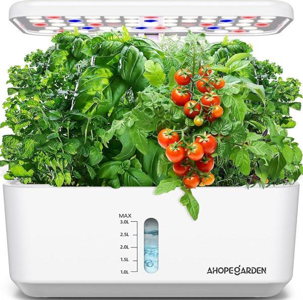 Ahopegarden Topraksız Yetiştirme Sistemi: 10 Pods Bitki Kiti - Beyaz - Image 1