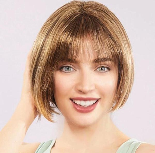 Açık Kahverengi Küt Parti Peruk Küt Saç - Image 1