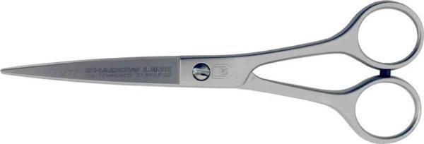 M-535 Metal Saplı Düz Saç Makası No: 6,5 İnç / 16,51 Cm - Paslanmaz Çelik - Image 1