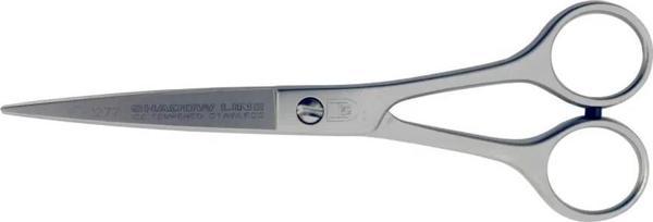 M-536 Metal Saplı Düz Saç Makası No: 7 İnç / 17,78 Cm - Paslanmaz Çelik - Image 1