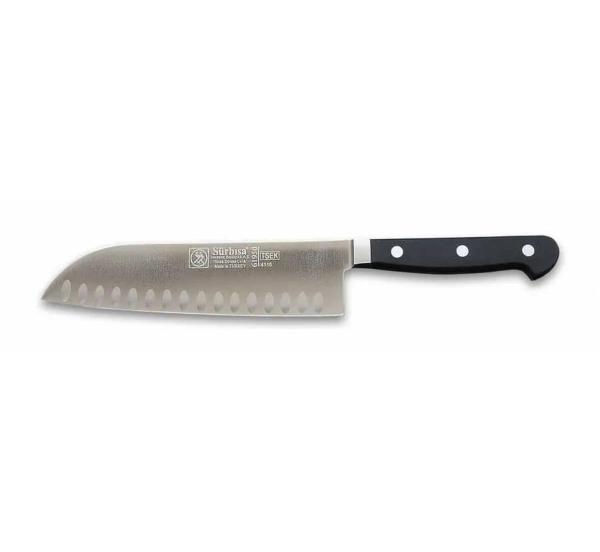 61950 - Sıcak Dövme Oluklu Santoku Şef Bıçağı 18 Cm - Image 1