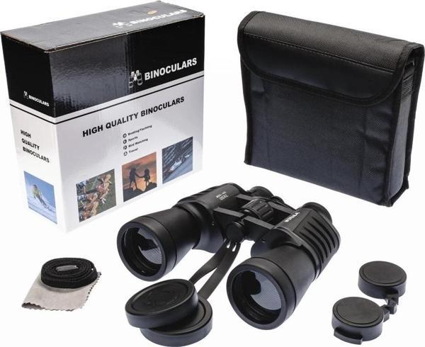 7x50 – Geniş Ön Mercekli Profesyonel El Dürbünü – 1000m/56m – Siyah V1 - Image 1