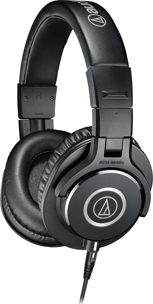 Audio-Technica ATH-M40X Profesyonel Stüdyo Monitör Kulaklığı, Siyah - Image 1