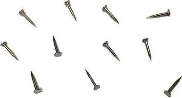 Klips, Menteşe, Ayağı Çivisi 9mm Çelik - Nikel 100gr - Image 1