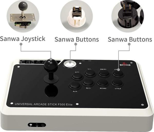 Mayflash Arcade Stick F500 Elite - Uyumlu Cihazlar Açıklamada - Image 1