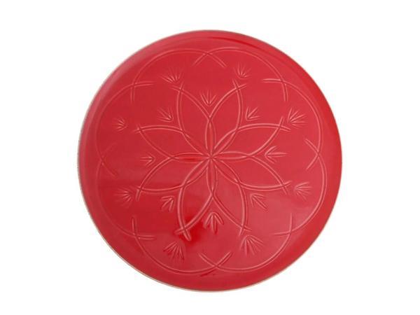 Porland Christina Kırmızı Düz Tabak 32cm - Image 1